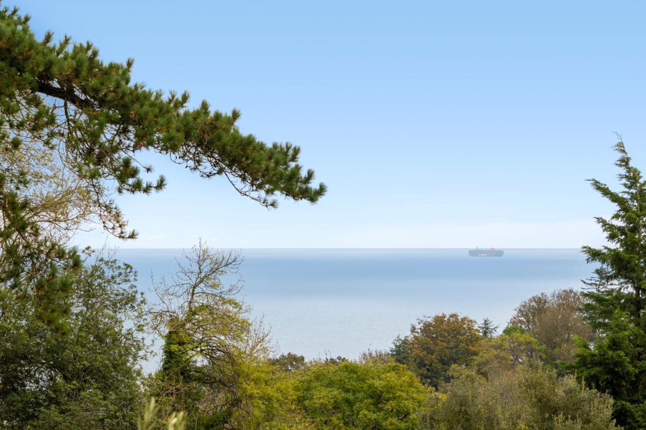 Stunning Sea View Whole Home In Torbay Close To Beach 托基 外观 照片